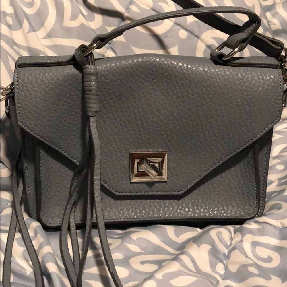 Light blue crossbody purse